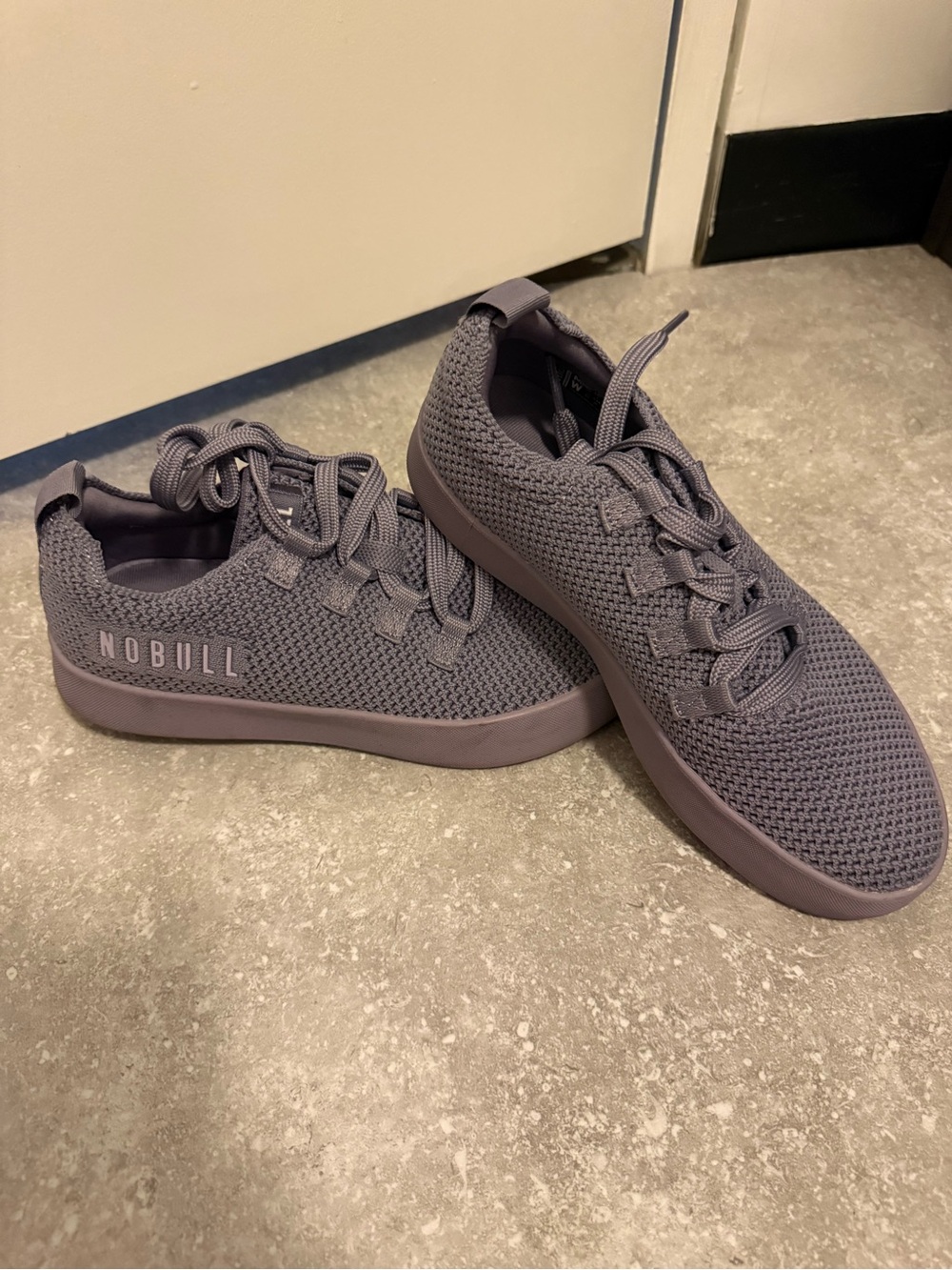 NOBULL Women's Rec Knit Trainer in Slate Purple